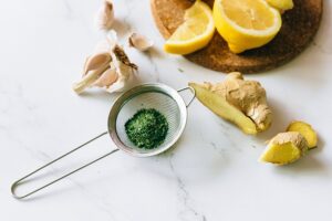 garlic, ginger, lemon -Foods to boost immune health for men over 50