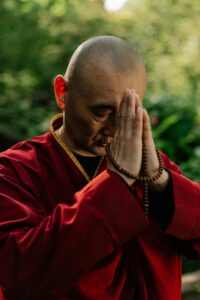 monk meditating - Boost Immune Health for Men Over 50