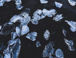 pool of ice and water - ice recovery for health and vitality