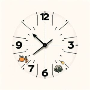 fasting clock image - Intermittent fasting for belly fat