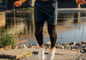 bottom half of man skipping rope - Is Skipping Good for Weight Loss?