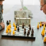 Men playing chess - coping with depression and anxiety