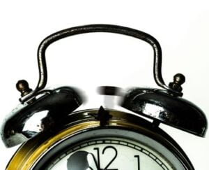 alarm clock - set a consistent wake up time each day for calming morning routines