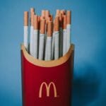 cigarettes in McDonalds fries container - Habits and Goals