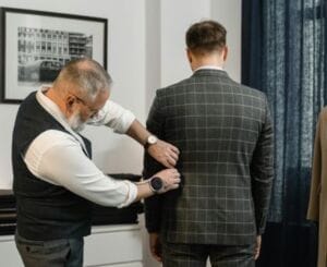 Tailoring man's jacket - how to look young after 40