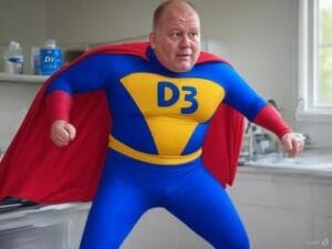 super hero from vitamin D supplement benefits