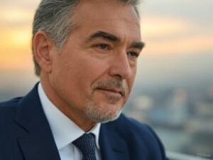 good looking middle aged man - looking younger with confidence