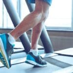 Guy running on treadmill