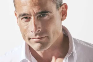 middle age guy with strong jawline